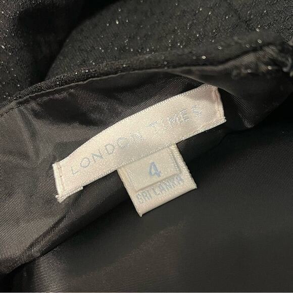 NWT London Times Pencil Metallic Thread Skirt | Women’s Size 4 - Picture 6 of 6